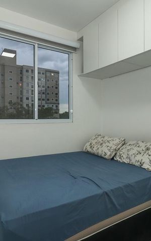 Apartamento à venda com 47m², 2 quartos e 1 vagaQuarto 1