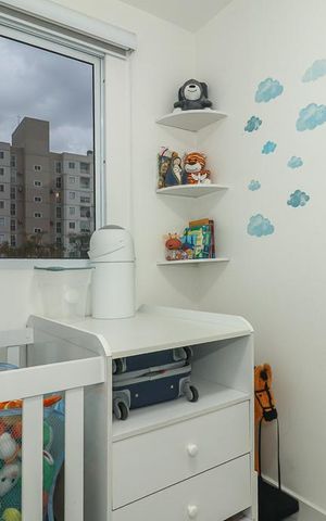 Apartamento à venda com 47m², 2 quartos e 1 vagaQuarto 2