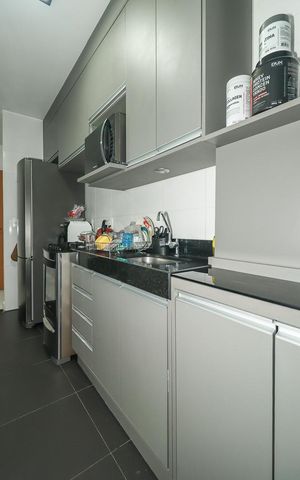 Apartamento à venda com 47m², 2 quartos e 1 vagaCozinha e Área de Serviço