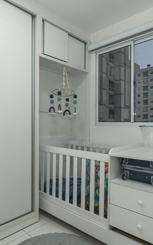 Apartamento à venda com 47m², 2 quartos e 1 vagaQuarto 2