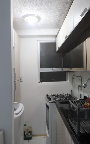 Apartamento à venda com 40m², 2 quartos e 1 vagaCozinha e Área de Serviço