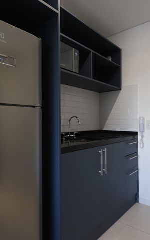 Studio à venda com 27m², 1 quarto e sem vagaStudio