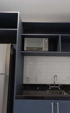 Studio à venda com 27m², 1 quarto e sem vagaStudio