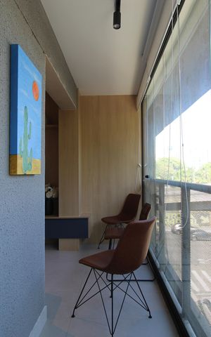 Studio para alugar com 31m², 1 quarto e sem vagaVaranda Integrada