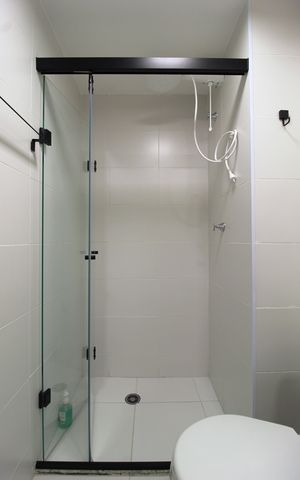 Studio para alugar com 31m², 1 quarto e sem vagaBanheiro da Suíte