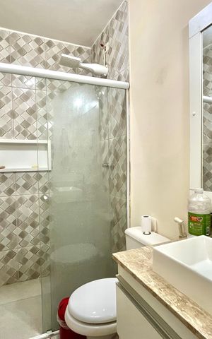 Casa à venda com 120m², 2 quartos e 1 vagaBanheiro da Suíte