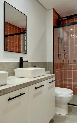 Apartamento para alugar com 86m², 2 quartos e sem vaga Apartamento para alugar com 86m², 2 quartos e sem vagaBanheiro da Suíte