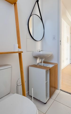 Apartamento para alugar com 31m², 2 quartos e sem vagaBanheiro