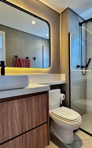 Apartamento à venda com 141m², 3 quartos e 2 vagas Apartamento à venda com 141m², 3 quartos e 2 vagasBanheiro Suíte 3