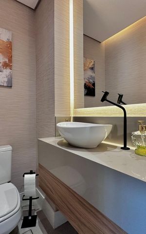 Apartamento à venda com 141m², 3 quartos e 2 vagas Apartamento à venda com 141m², 3 quartos e 2 vagasLavabo