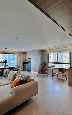 Apartamento à venda com 141m², 3 quartos e 2 vagas Apartamento à venda com 141m², 3 quartos e 2 vagasSala