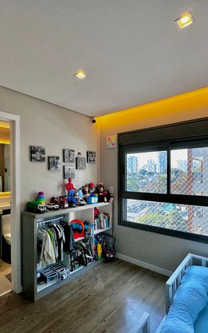 Apartamento à venda com 141m², 3 quartos e 2 vagas Apartamento à venda com 141m², 3 quartos e 2 vagasSuíte 2