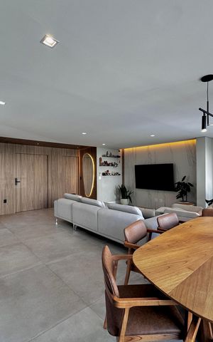 Apartamento à venda com 141m², 3 quartos e 2 vagas Apartamento à venda com 141m², 3 quartos e 2 vagasSala
