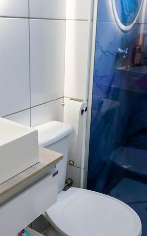 Apartamento à venda com 60m², 2 quartos e 1 vaga Apartamento à venda com 60m², 2 quartos e 1 vagaBanheiro