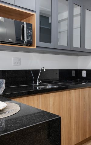 Studio para alugar com 26m², 1 quarto e sem vaga Studio para alugar com 26m², 1 quarto e sem vagaCozinha