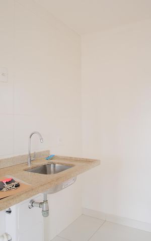 Apartamento à venda com 65m², 2 quartos e 1 vagaCozinha e Área de Serviço