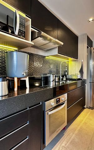 Apartamento à venda com 56m², 1 quarto e 1 vaga Apartamento à venda com 56m², 1 quarto e 1 vagaCozinha