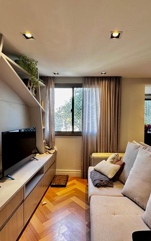 Apartamento à venda com 56m², 1 quarto e 1 vaga Apartamento à venda com 56m², 1 quarto e 1 vagaSala