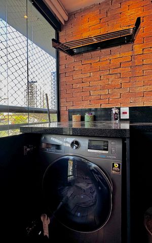 Apartamento à venda com 56m², 1 quarto e 1 vaga Apartamento à venda com 56m², 1 quarto e 1 vagaÁrea de Serviço