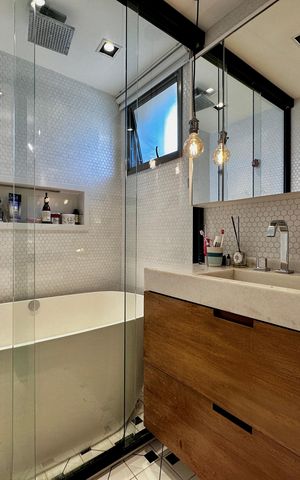 Apartamento à venda com 56m², 1 quarto e 1 vaga Apartamento à venda com 56m², 1 quarto e 1 vagaBanheiro Suíte