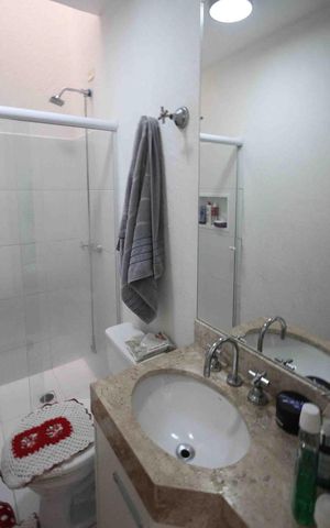 Casa de condomínio à venda com 164m², 3 quartos e 3 vagas Casa de condomínio à venda com 164m², 3 quartos e 3 vagasBanheiro da Suite 3
