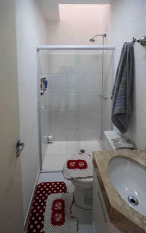 Casa de condomínio à venda com 164m², 3 quartos e 3 vagas Casa de condomínio à venda com 164m², 3 quartos e 3 vagasBanheiro da Suite 3
