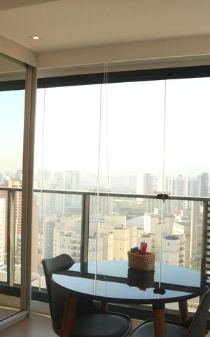 Studio para alugar com 28m², 1 quarto e sem vagaVaranda