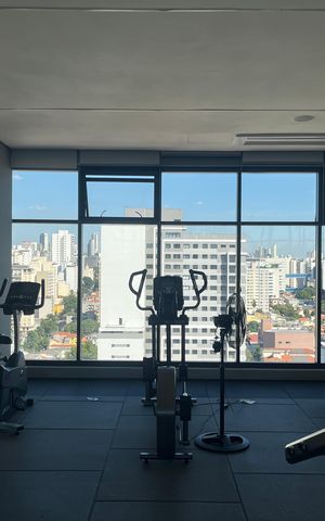 Studio para alugar com 28m², 1 quarto e sem vaga Studio para alugar com 28m², 1 quarto e sem vagaÁrea comum - Academia