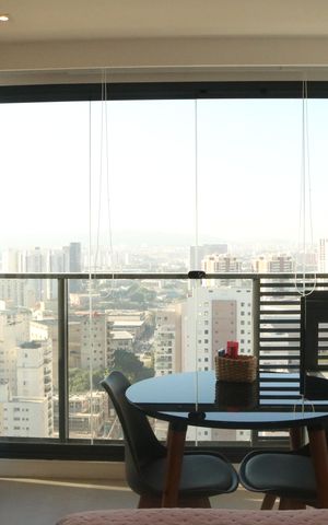 Studio para alugar com 28m², 1 quarto e sem vagaVaranda