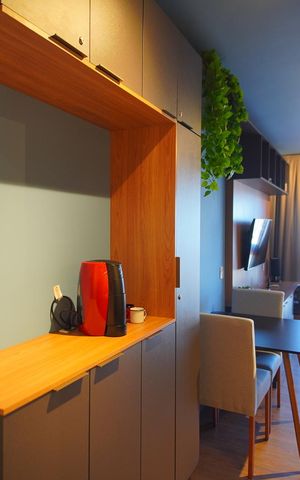 Studio para alugar com 28m², 1 quarto e sem vagaCozinha