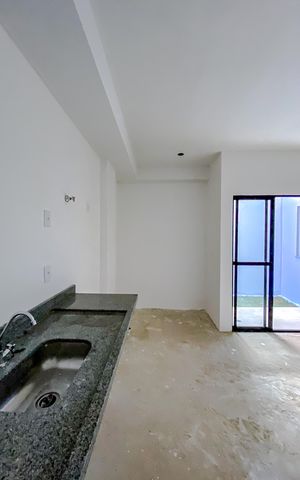 Studio à venda com 54m², 1 quarto e sem vagaCozinha
