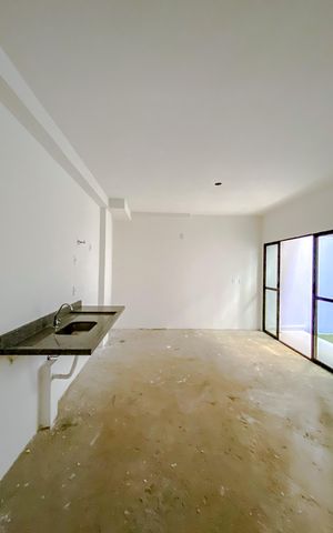 Studio à venda com 64m², 1 quarto e sem vagaCozinha