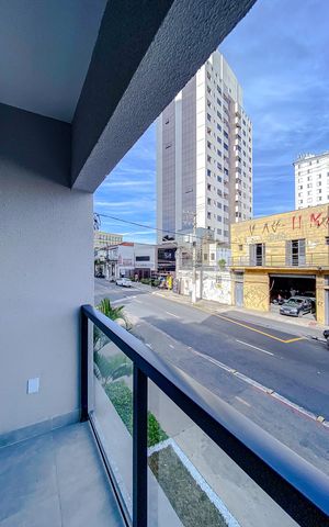 Studio à venda com 45m², 1 quarto e sem vagaVaranda