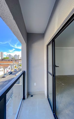 Studio à venda com 45m², 1 quarto e sem vagaVaranda