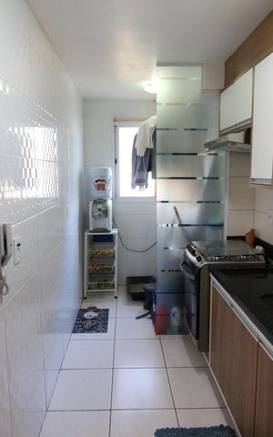 Apartamento à venda com 55m², 2 quartos e 1 vagaCozinha e Área de Serviço