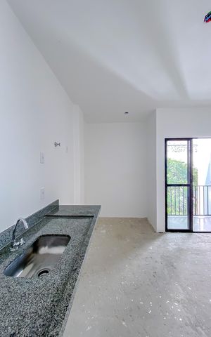 Studio à venda com 41m², 1 quarto e sem vagaCozinha