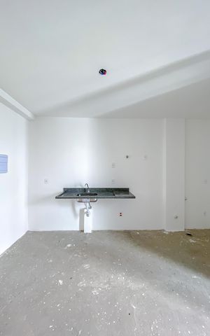 Studio à venda com 41m², 1 quarto e sem vagaCozinha