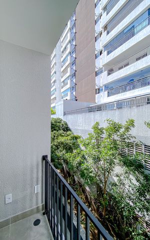 Studio à venda com 41m², 1 quarto e sem vagaVaranda da Sala
