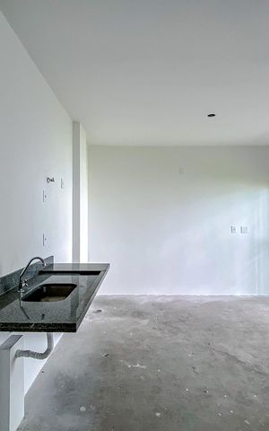 Studio à venda com 44m², 1 quarto e sem vagaCozinha