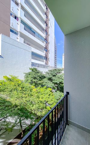 Studio à venda com 44m², 1 quarto e sem vagaVaranda da Sala