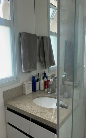 Apartamento à venda com 74m², 2 quartos e 1 vaga Apartamento à venda com 74m², 2 quartos e 1 vagaBanheiro da Suíte