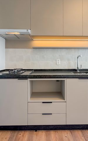 Apartamento à venda com 33m², 1 quarto e sem vaga Apartamento à venda com 33m², 1 quarto e sem vagaCozinha