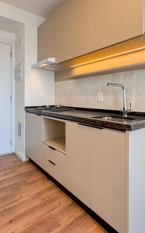 Apartamento à venda com 33m², 1 quarto e sem vaga Apartamento à venda com 33m², 1 quarto e sem vagaCozinha