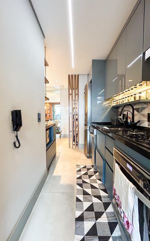 Apartamento à venda com 84m², 2 quartos e 2 vagas Apartamento à venda com 84m², 2 quartos e 2 vagasCozinha