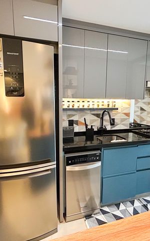 Apartamento à venda com 84m², 2 quartos e 2 vagas Apartamento à venda com 84m², 2 quartos e 2 vagasCozinha