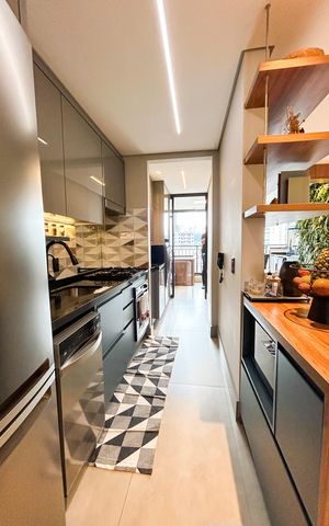 Apartamento à venda com 84m², 2 quartos e 2 vagas Apartamento à venda com 84m², 2 quartos e 2 vagasCozinha