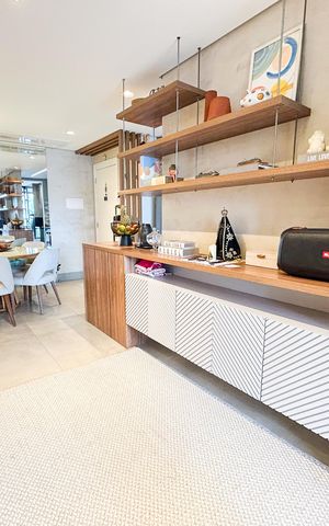 Apartamento à venda com 84m², 2 quartos e 2 vagas Apartamento à venda com 84m², 2 quartos e 2 vagasSala de estar/Sala de Jantar