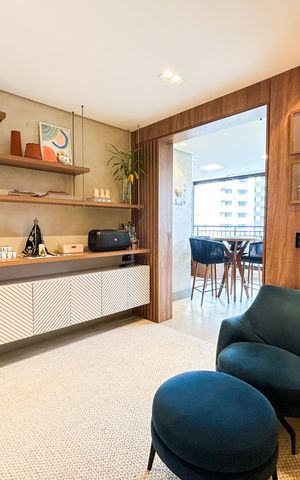 Apartamento à venda com 84m², 2 quartos e 2 vagas Apartamento à venda com 84m², 2 quartos e 2 vagasSala de estar