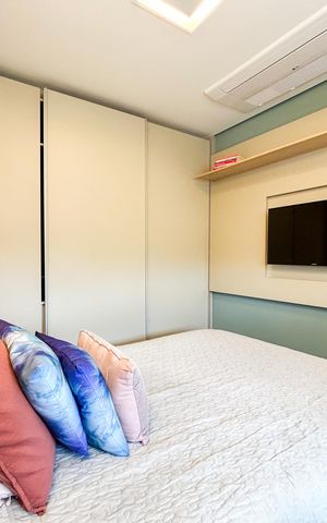 Apartamento à venda com 84m², 2 quartos e 2 vagas Apartamento à venda com 84m², 2 quartos e 2 vagasQuarto