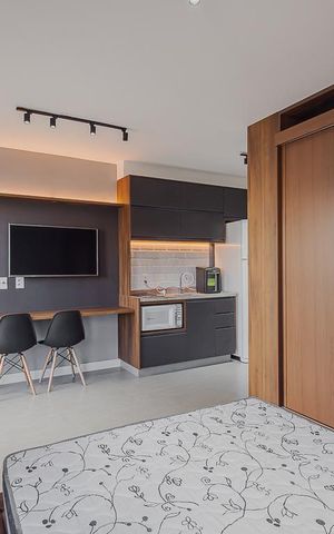 Studio para alugar com 27m², 1 quarto e sem vagaStudio